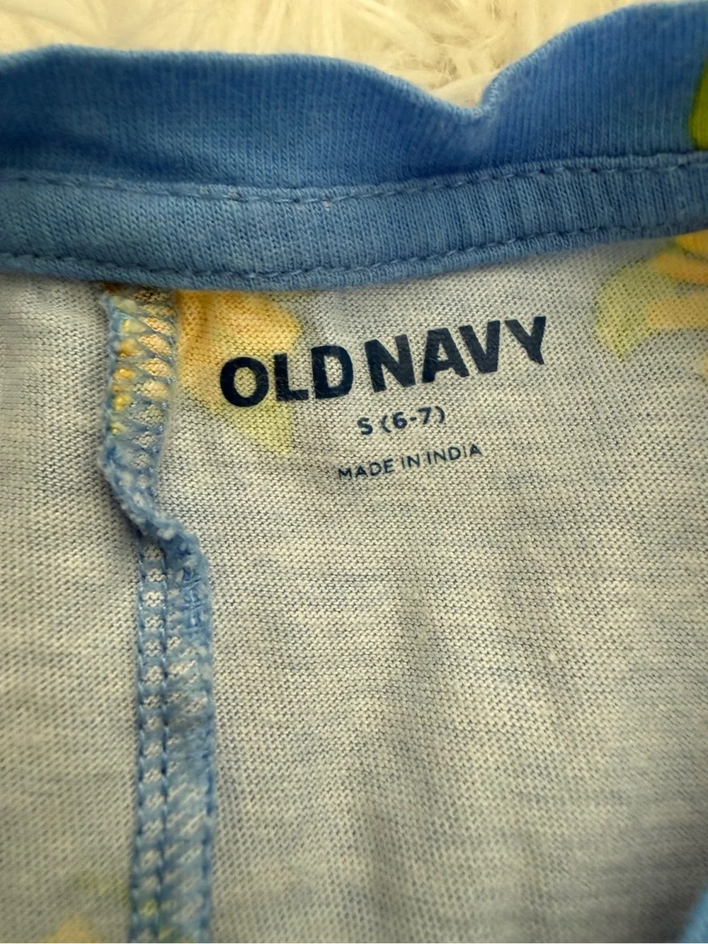 Old Navy Blue Sunflower-Print Casual Dress